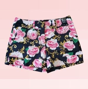 New York & Company Floral Shorts, size 4, NWT